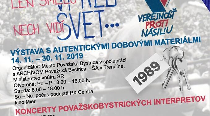 Výročie Nežnej revolúcie v Považskej Bystrici