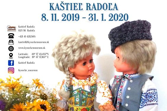 Výstava krojované bábiky Slovenska v obci Radoľa