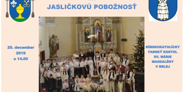 Jasličková pobožnosť v obci Belá