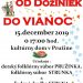 Kultúrne vystúpenie “Od dožinkov do Vianoc” v obci Pružina