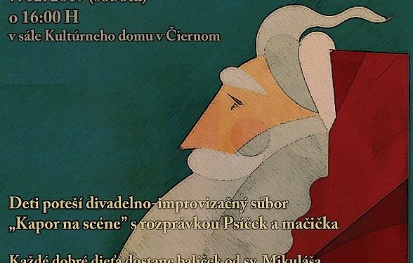 Mikulášska party v obci Čierne