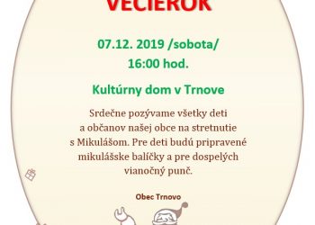 Mikulášsky večierok v obci Trnovo