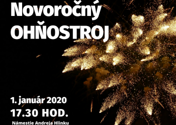 Novoročný ohňostroj v Žiline