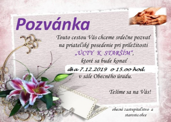 Oslava mesiaca úcty v starším v obci Folkušová