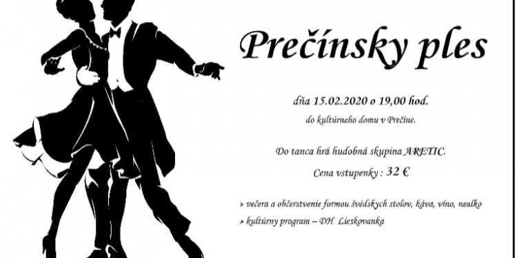 Ples v obci Prečín