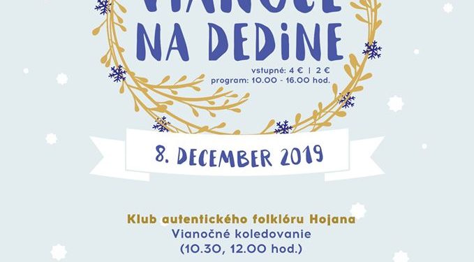 Podujatie Vianoce na dedine v Martine