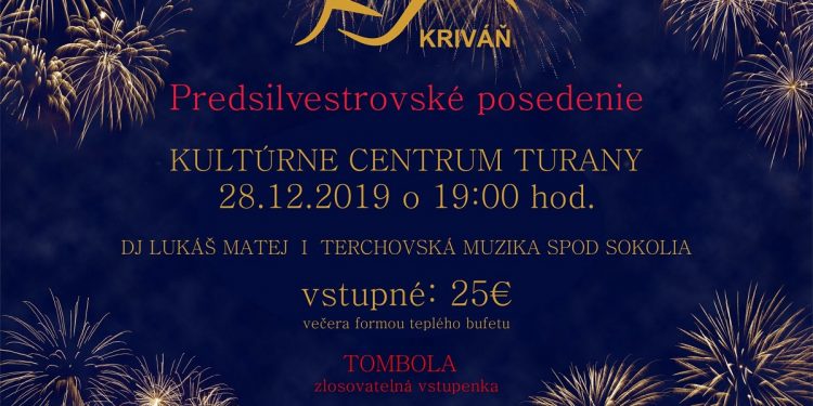 Predsilvestrovské posedenie FS Kriváň v Turanoch