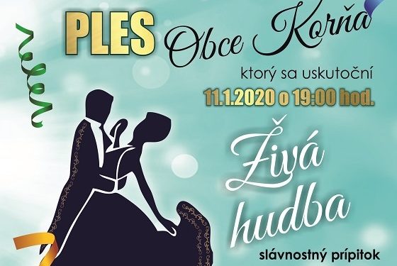Reprezentačný ples v obci Korňa