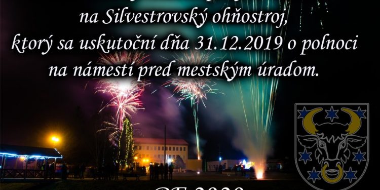 Silvestrovský ohňostroj v Turanoch