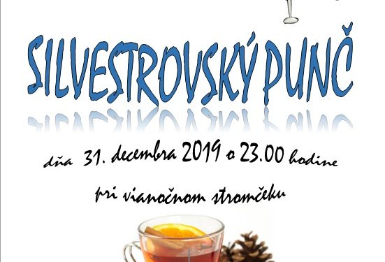 Silvestrovský punč v obci Vrícko