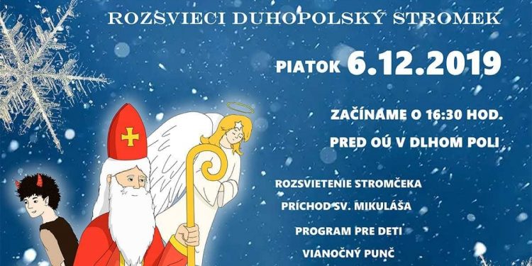 Stretnutie s Mikulášom v obci Dlhé Pole
