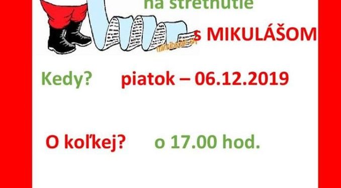 Stretnutie s Mikulášom v obci Brvnište