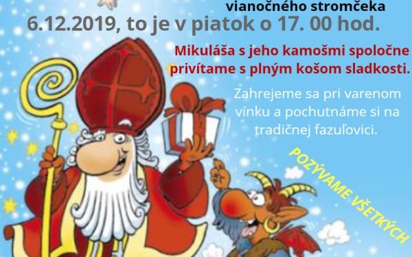 Stretnutie s Mikulášom v obci Dolný Vadičov