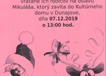 Stretnutie s Mikulášom v obci Dunajov