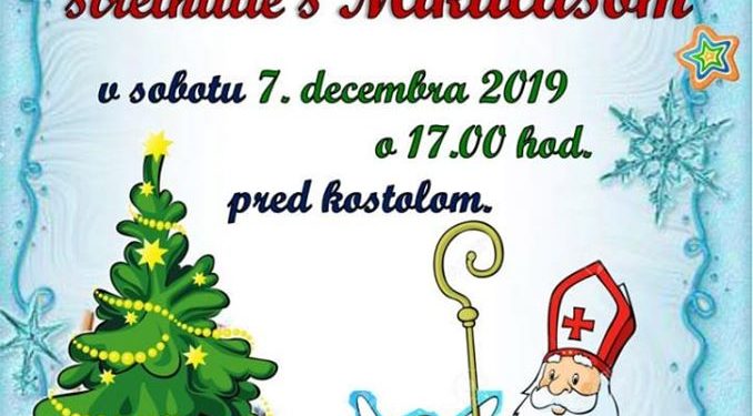 Stretnutie s Mikulášom v obci Gbeľany