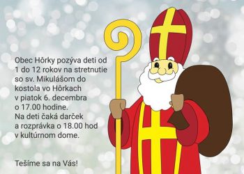 Stretnutie s Mikulášom v obci Hôrky
