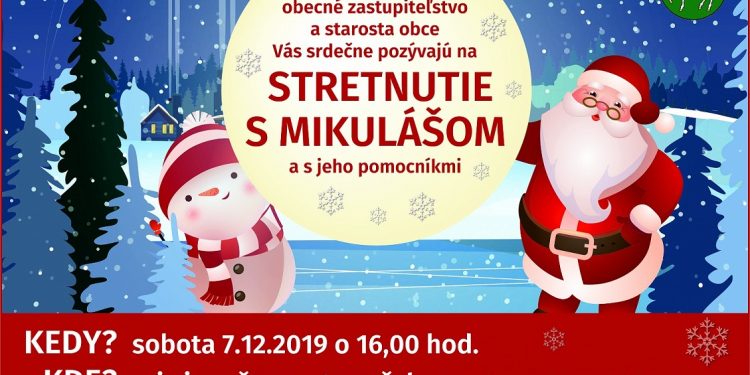 Stretnutie s Mikulášom v obci Kotrčiná Lúčka