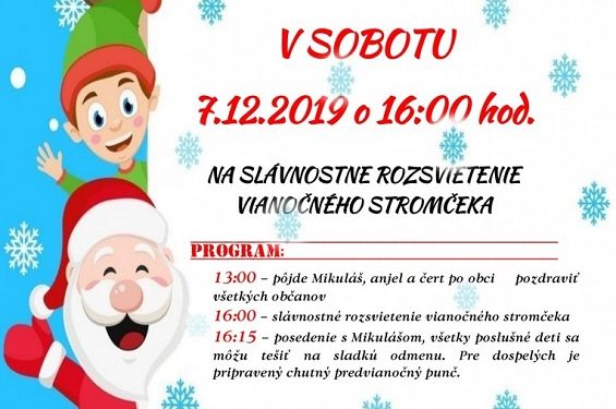 Stretnutie s Mikulášom v obci Kunerad