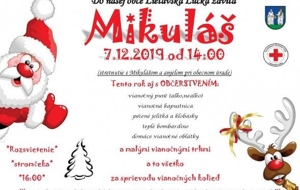Stretnutie s Mikulášom v obci Lietavská Lúčka