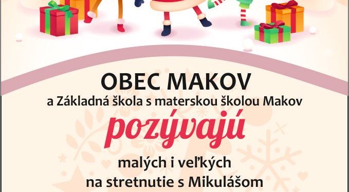 Stretnutie s Mikulášom v obci Makov