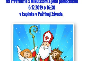 Stretnutie s Mikulášom v obci Paština Závada