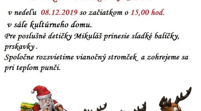 Stretnutie s Mikulášom v obci Rudina