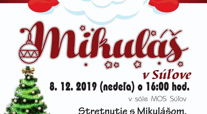 Stretnutie s Mikulášom v obci Súľov-Hradná