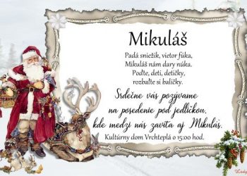 Stretnutie s Mikulášom v obci Vrchteplá