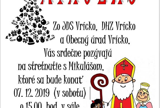 Stretnutie s Mikulášom v obci Vrícko