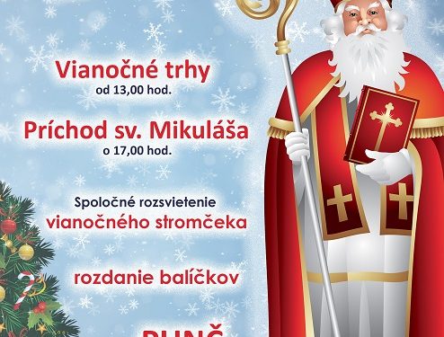 Stretnutie s Mikulášom v obci Zbyňov