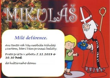 Stretnutie s Mikulášom v obci Folkušová