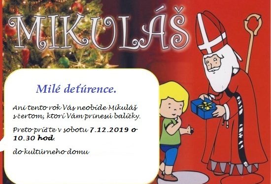 Stretnutie s Mikulášom v obci Folkušová