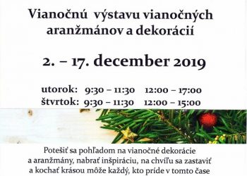 Vianočná výstava v obci Čierne