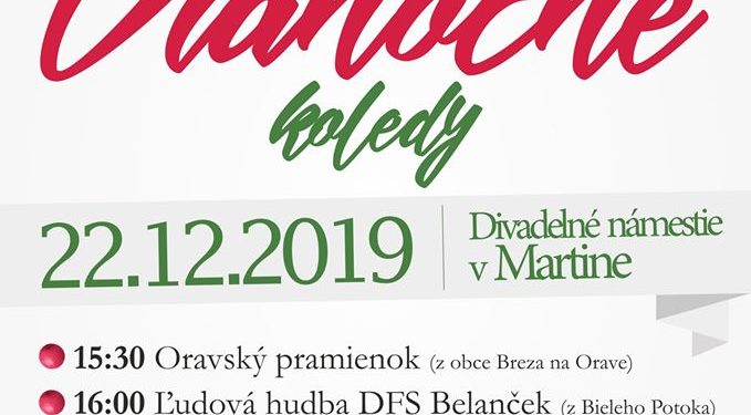 Vianočné koledy v Martine