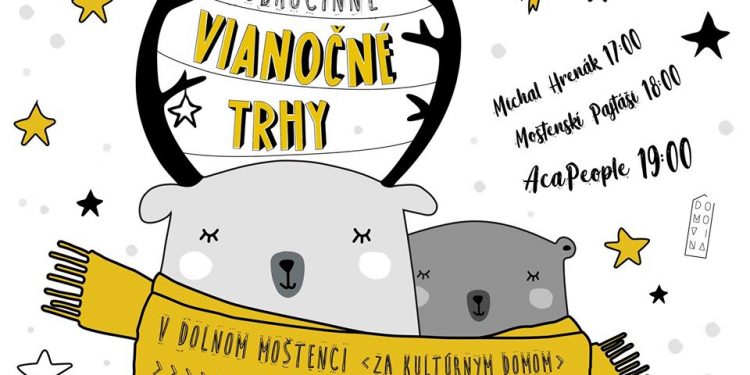 Vianočné trhy v obci Dolný Moštenec
