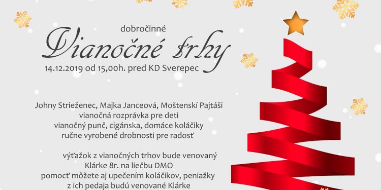 Vianočné trhy v obci Sverepec