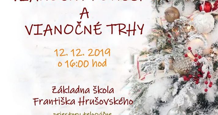 Vianočný koncert a vianočné trhy v obci Kláštor pod Znievom