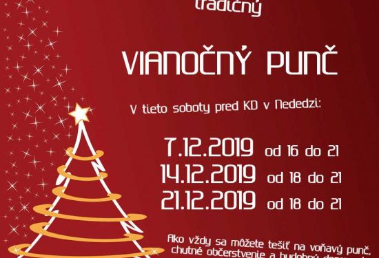 Vianočný punč v obci Nededza