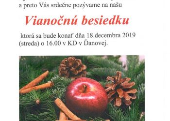 Vianočná besiedka v obci Ďaňová