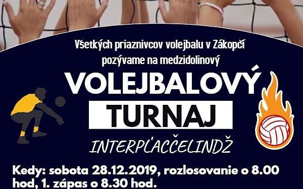 Volejbalový turnaj v obci Zákopčie