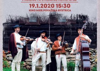 Vystúpenie ľudovej hudby Javorníček v Považskej Bystrici