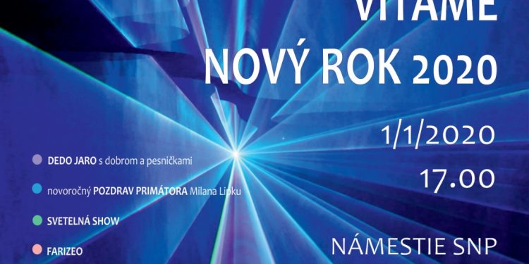 Vítanie nového roku 2020 v Rajci