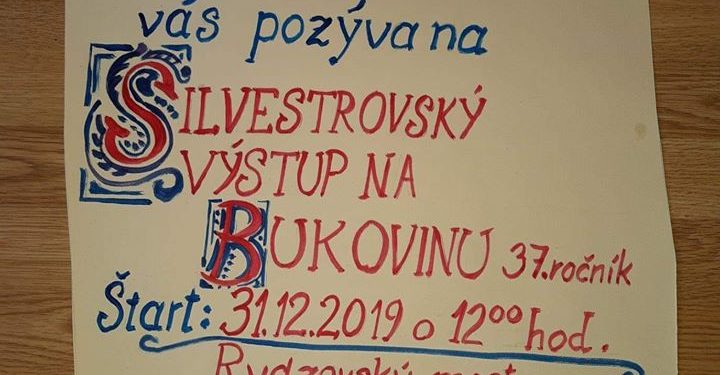 Výstup na Bukovinu z obce Brvnište