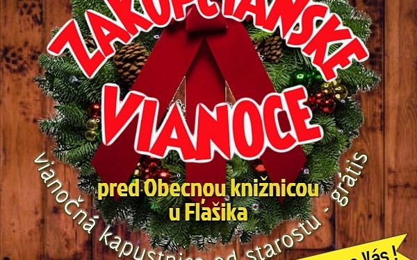 Zakopčianské Vianoce v obci Zakopčie