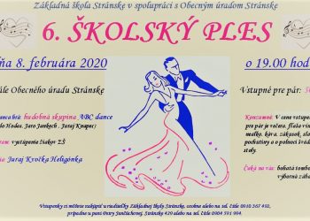 Školský ples v obci Stánske