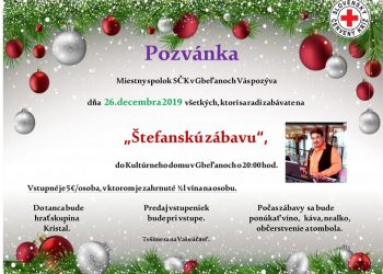 Štefanská zábava v obci Gbeľany