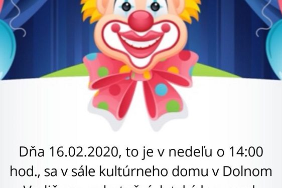 Detský karneval v obci Dolný Vadičov