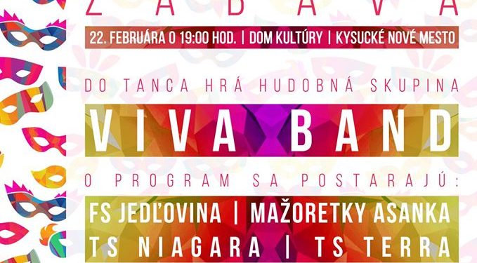 Fašiangová zábava v Kysuckom Novom Meste
