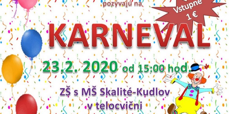 Karneval v obci Skalité