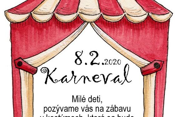 Karneval v obci Vrchteplá